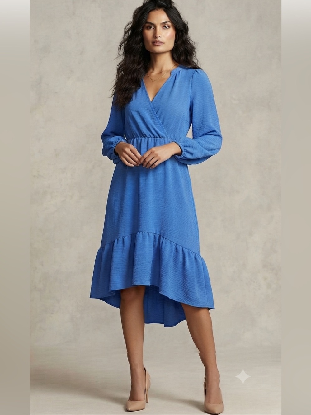 Zoey & Leelo  Blue Women's Dress